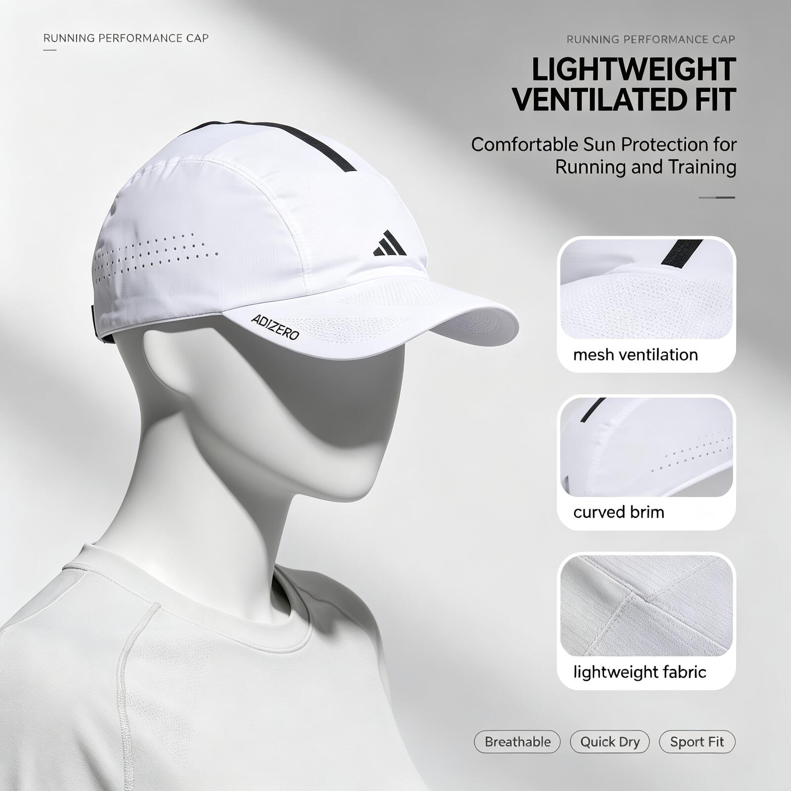 Adidas Witte Running Cap Licht - Running Cap Lightweight recensie en prijs