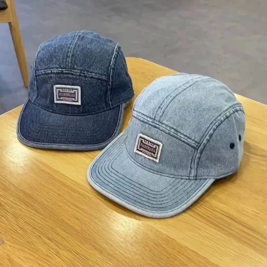Vintage Flat Brim Denim Baseba - Corduroy Cap 5 Panel recensie en prijs
