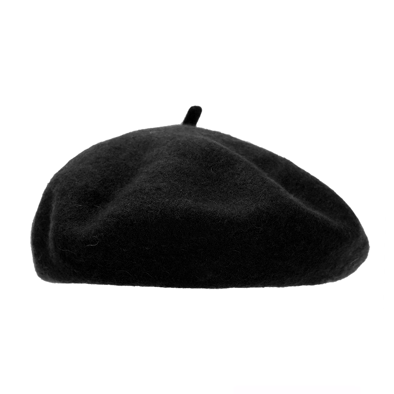 Een effen wollen baret voor da - Beret French Wool recensie en prijs